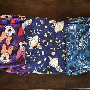 Lularoe Disney TC Tall & Curvy Leggings (Lot of 3)